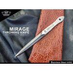 มีดขว้าง MIRAGE มีดขว้างตัวใหม่ของ PPKNIFE ทำจากสแตนเลส 440C ออกแบบโฉมใหม่ให้ใช้งานได้อย่างสะใจทนทาน สามารถขว้างได้ทั้งแบบหมุน และ ไม่หมุน สำเนา