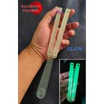 *สีใสเรืองแสง* Training Butterfly POM Material มีดควงซ้อม หลากหลายสีสัน ทั้งแบบเรืองแสง แบบใส และสีขาวลูกอม ทำจากวัสดุน้ำหนักเบา ปลอดภัยไม่มีคม มาพร้อมสายรัดซิลิโคน เพื่อเก็บยามพกพา