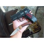 ด้ามประกับปืนรามี่ ลายกราฟฟิกทูโทนเส้น3ขีด