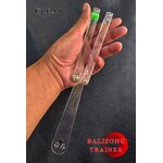 *สีใส* Training Butterfly POM Material มีดควงซ้อม หลากหลายสีสัน ทั้งแบบเรืองแสง แบบใส และสีขาวลูกอม ทำจากวัสดุน้ำหนักเบา ปลอดภัยไม่มีคม มาพร้อมสายรัดซิลิโคน เพื่อเก็บยามพกพา สำเนา