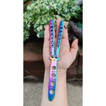 บาลิซอง ด้ามมีรู (ซ้อม) ใบยาว 3.9 นิ้ว ด้ามยาว 4.7 นิ้ว น้ำหนัก 110 กรัม รวมทำน๊อตแล้ว