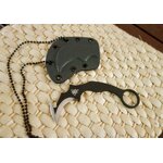 Galaxy รุ่น2 Neck knife 2คม เป็นงานhandmade in Thaialnd by PPKNIFE มีดห้อยคอ 2คม คือมีคมล่างและคมบน มาพร้อมซอง และสร้อยไข่ปลาอย่างดี ผลิตโดยคนไทย เพื่อคนไทย