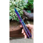 บาลิซอง ด้ามมังกร (มีคม) ใบยาว 4นิ้ว ด้ามยาว 4.7นิ้ว น้ำหนัก 102 กรัม รวมทำน๊อตแล้ว