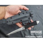 มีดขว้าง MIRAGE มีดขว้างตัวใหม่ของ PPKNIFE ทำจากสแตนเลส 440C งานHandmade 100% สำเนา