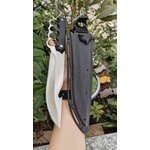 มีดใบตาย สนับมือ X10 ใบสแตนเลส Full tang ด้ามพลาสติกเข้ารูปมือ ซองพลาสติกอย่างดี งานตัวนี้ คุ้มเกินบรรยาย