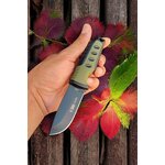 มีดพกตัวสายลุย กะทัดรัด จับถนัดมือ คมพร้อมใช้งาน ใบมีดเคลือบดำลดสะท้อน ด้ามยึดเกาะดีไม่ลื่น พกง่ายทั้งห้อยคอ/กระเป๋า/เข็มขัด เท่ • ทน • ใช้งานจริง