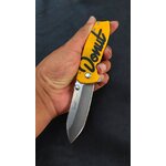 G10 DONUT X มีดพับด้ามG10 ด้ามสีสดใส ใบมีดขนาดกว้าง ระบบล็อคเฟรมล็อค จับกระชับ สวยสะดุดตา มาพร้อมคลิปหนีบ deep carry แนบเนียน