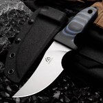 มีดใบตายด้าม G10 ลายลามิเนต(ใบเฉียบทั้งเล่ม) MADDOG มีดใบตายที่มีความจัดจ้านของด้ามจับ ที่สีสันสะดุดตา โดดเด่นด้วยด้ามจับที่ทำจากวัสดุ G10 ลามิเนต เต็มด้ามจับ ประกบกับกั่นมือเป็นชิ้นเดียว