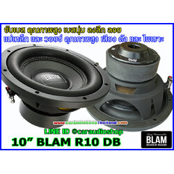ลำโพงซับวูฟเฟอร์ 10 นิ้ว BLAM R10 DB ไฮเอนด์เน้นคุณภาพเสียง