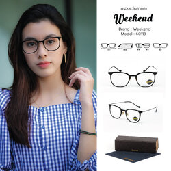 กรอบแว่นสายตา Weekend 60118 C1 Black
