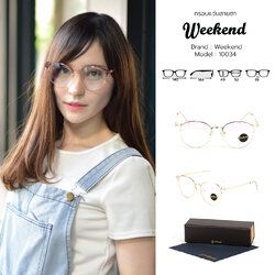 กรอบแว่นสายตา Weekend 10034 C4 Transparent