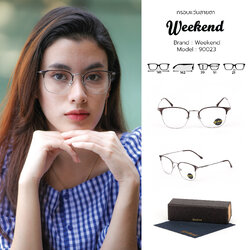 กรอบแว่นสายตา Weekend 90023 C2 Brown