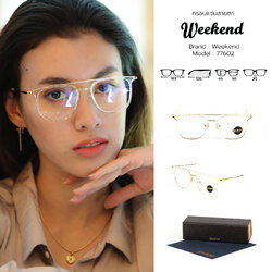 กรอบแว่นสายตา Weekend 77602 C5 Transparent