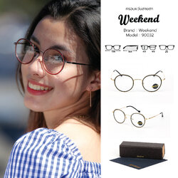 กรอบแว่นสายตา Weekend 90032 C1 Black