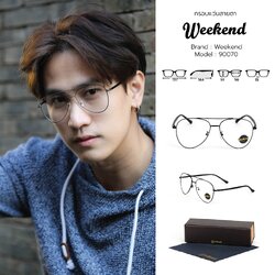 กรอบแว่นสายตา Weekend 90070 C11 Matte Black