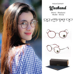 กรอบแว่นสายตา Weekend 90032 C5 Red