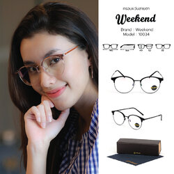 กรอบแว่นสายตา Weekend 10034 C3 Matte Black