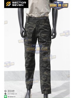 กางเกงขายาว Sector Seven รุ่น IX2 สีพราง (ผ้าตาราง) (ผ้าบาง)