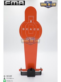 เป้าเพลตเหล็กล้มได้สำหรับฝึกซ้อมยิงปืนบีบีกัน ยี่ห้อ FMA รุ่น A (เป้าซ้อมยิงรูปคน) (เป้าล้ม)