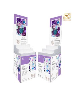 ชั้นวางสินค้าเหล็ก รุ่นขั้นบันไดลึก ขนาด40x45x160 cm.ถอดประกอบได้