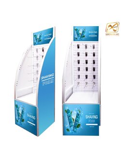 ชั้นวางสินค้าเหล็ก ขนาด45x45x150 ซม. พร้อมขอแขวน 18 อัน (ถอดประกอบได้)