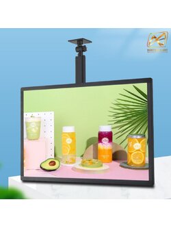 ป้ายไฟ LED แขวนเพดาน ขนาด40x60 ซม.พร้อมเสายึดเพดานปรับมุมเอียงได้ เปลี่ยนภาพง่าย