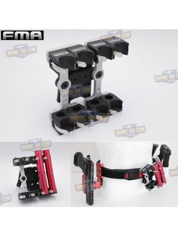 จิงโจ้ใส่กระสุนลูกซอง 8 นัด ทรง AP Customs ยี่ห้อ FMA (แผงกระสุนลูกซองจิงโจ้โหลดเร็ว 8 นัด) (L2-8 Shotshell Carrier) (FMA S-SHELL HOLDER 8Q)