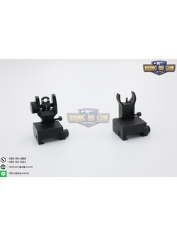 ศูนย์หน้า-หลังพับได้แบบโลหะ รุ่น ศูนย์เล็งเรืองแสง