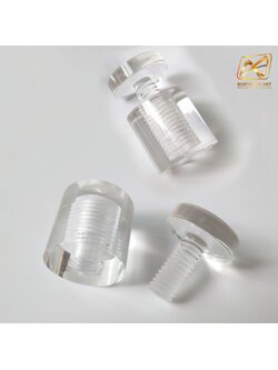 หมุดลอยอะคริลิคใส ยึดกรอบภาพ หมุดยึดกระจก ขนาด 25x25 mm. (สั่งขั้นต่ำ 12 อัน)