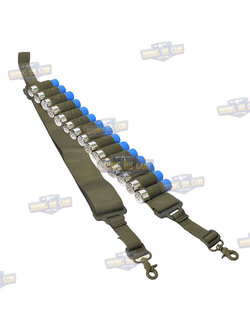 สายสะพายปืนลูกซอง รุ่น 2จุด (สีเขียว)