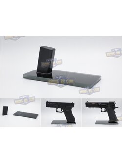 ขาตั้งปืนสั้น (ฐานกระจก) (Pistol Display Stand)