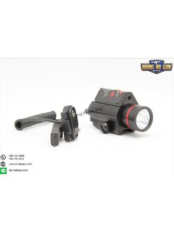 ไฟฉาย และ เลเซอร์ (สีแดง) ติดปืน รุ่นM6อลูมิเนียม