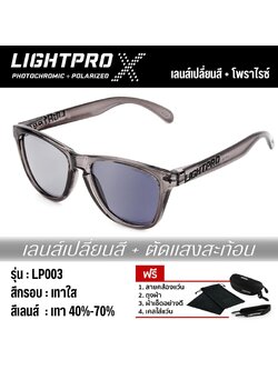 LIGHTPRO LP003 Photochromic + Polarized Clear Grey