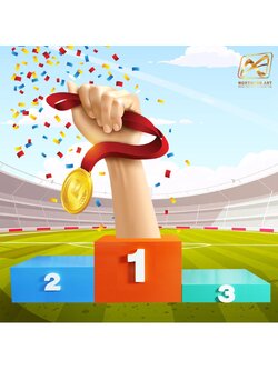 เช่าแท่นยืนรับรางวัล 1-2-3 ขนาด (W)210 x (H)15-50 cm. พร้อมบริการรับ-ส่ง กทม.และปริมณฑล