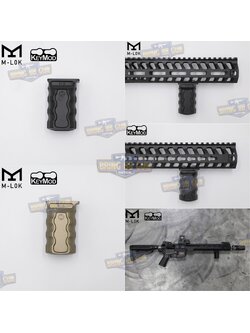 กริ๊ปมือหน้าทรง Railscales รุ่น RSB (RSB Vertical Grip) (กริ๊ปมือ Railscales RSB Vertical Foregrip) (ใช้ได้กับชุดหน้าระบบราง M-Lok และ ระบบราง Keymod เท่านั้น)