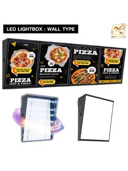 ป้ายไฟ LED ป้ายLEDเมนู สามารถติดตั้งแบบติดผนัง-เพดานได้ ติดตั้งง่าย ประหยัดพลังงาน ถอดประกอบได้