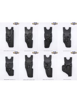 ซองปืนพกนอก + เพลทลดต่ำ ยี่ห้อ Black Hawk