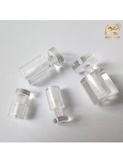 หมุดลอยอะคริลิคใส ยึดกรอบภาพ หมุดยึดกระจก ขนาด 19*25 mm. (สั่งขั้นต่ำ 12 อัน)