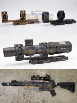 ขาจับกล้อง SPR Recon QD วง25-30mm. (ขาจับกล้อง ปลดไว) (QDautolock)