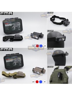 ไฟฉายคาดหัว SIDEWINDER COMPACT II HANDS FREE LIGHT ยี่ห้อ FMA (Rattler Compact II Hands Free Light) (SIDEWINDER COMPACT II HANDS FREE LIGHT) (ไฟฉายคาดหัวทรงStreamlight)