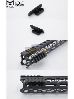 รางเฉียง Thorntail 2 ระบบ M-Lok/Keymod (รางเฉียง 45 องศา) (Thorntail 2 1913 M-Lok/Keymod offset Light Mount) (Offset Light/Optic Mount)