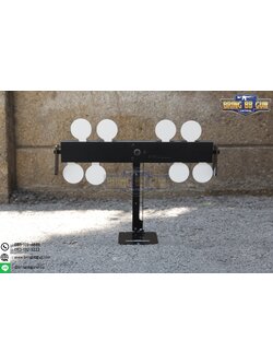 เป้าเพลตเหล็กสำหรับฝึกซ้อมยิงปืนบีบีกัน รุ่น สำหรับฝึกซ้อมIPSC,IDPA,USPA (Polish Plate for IPSC,IDPA,USPA Practice and Training)