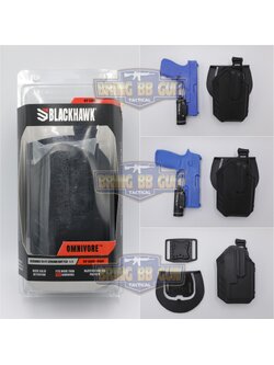 ซองปืนพกนอกปลดนิ้วโป้ง Black Hawk รุ่น Omnivore (Omnivore Multifit Holsters) (ซองปืน+ไฟฉาย)