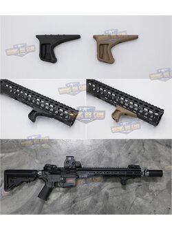 กริ๊ปมือหน้า BCM KAG (Angled Foregrip) (Kinesthetic Angled Grip) (ใช้ได้กับชุดหน้าระบบราง M-Lok เท่านั้น)