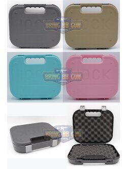 กล่องปืนสั้น Glock (กล่องปืนสั้น B11) (เคสกันกระแทรก) (Lockable Pistol Case)