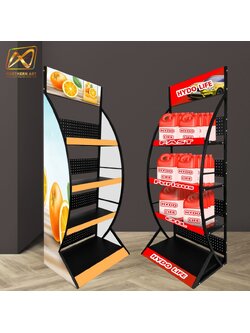 ชั้นวางสินค้าเหล็ก 4ชั้น สีดำขนาด(W)70 x (D)45 x (H)170 cm.(ถอดประกอบได้) แข็งแรง รับน้ำหนักได้ดี