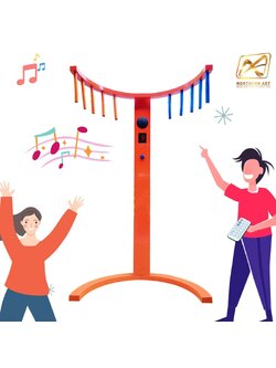 เกมส์คว้าแท่ง รุ่นพรีเมี่ยม สีส้ม ขนาด (W)102 x (H) 197 cm.พร้อมแท่งสีส้ม-น้ำเงิน 10 แท่ง เล่นสนุก ฝึกความเร็วของมือและสายตา