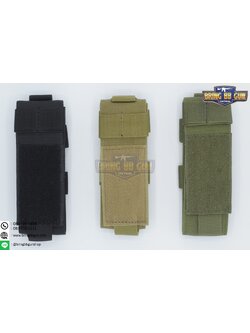 เพ้าผ้าใส่สายห้ามเลือด และ กรรไกรสนาม (ซองผ้าใส่สายรัดห้ามเลือด)