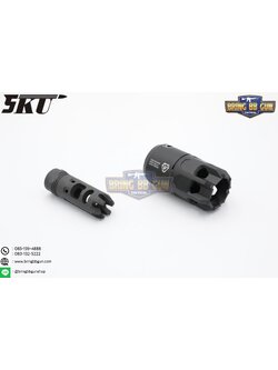 หัวคอม+ปลอกลดแสง Strike Industries ทรง Oppressor ยี่ห้อ 5KU (5KU Strike Industries Oppressor (Blast Shield) with King Comp Flash Hider) (Oppressor + King Comp Flash Hider)