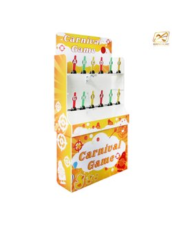 เช่าเกมส์ยิงเป้าเหล็ก ขนาด (W) 90 x (L)36 x (H)180 cm. พร้อมเป้าเหล็ก 12 อัน ปืน 2 กระบอก กระสุนโฟม 20 นัด